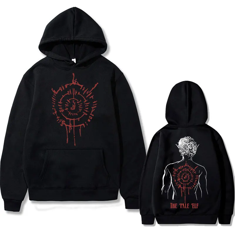 

Best Famous Game Baldur's Gate Astarion Double Sided Print Hoodie Men Vintage Gothic Oversized Sweatshirt Male Casual Hoodies