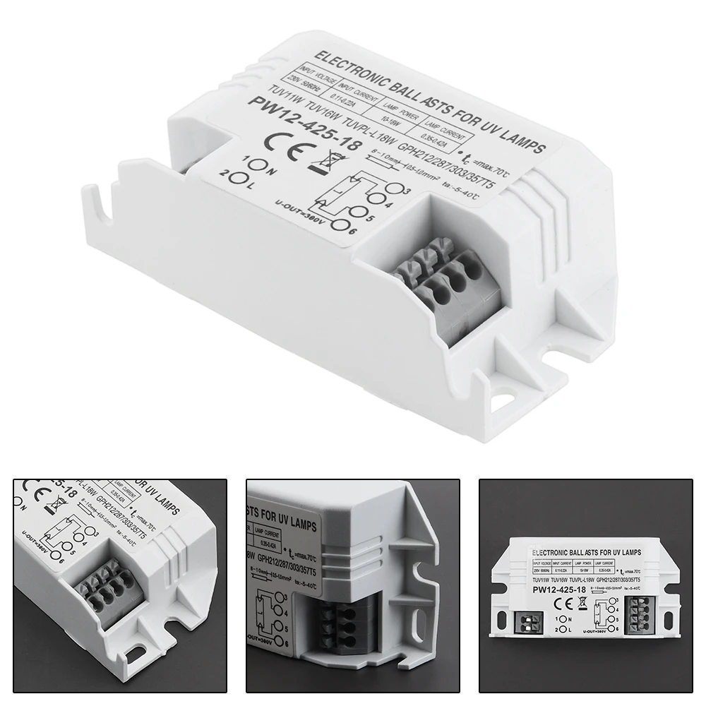 Lastro Universal para Lâmpadas de Esterilização de Tubo Uvc Balastros Eletrônicos 1018w 220v G23 G10q Lâmpada uv g5