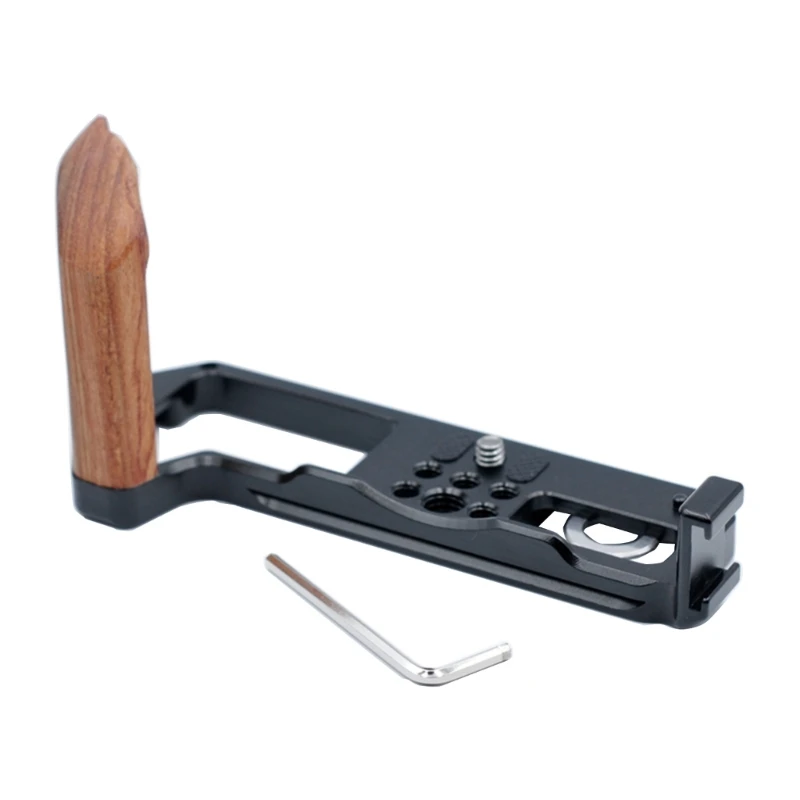 

Wooden L Bracket for X-T4 Hand Grip Holder Plate Quick Release Plate