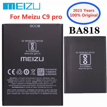 2023 Years Meizu BA818 100% Original 3000mAh Battery For Meizu c9 pro C9pro Mobile Phone Battery In Stock + Tracking Number