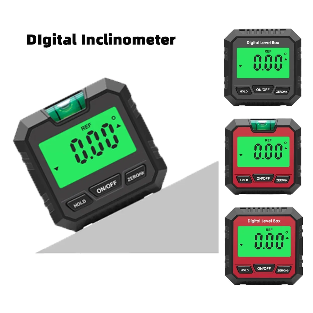 

Digital Level Protractor Inclinometer - Magnetic Level Angle Meter Angle Finder Level Box Angle Measuring Tool for Carpentry