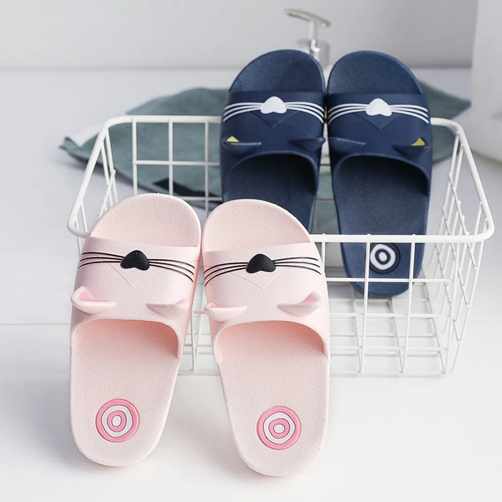 Size 23-34 Slippers Baby Kids Girls Boys Home Slippers Cute Cartoon Non-slip Floor Family Flip Flops Summer Beach Sandals Shoes bata children's sandals