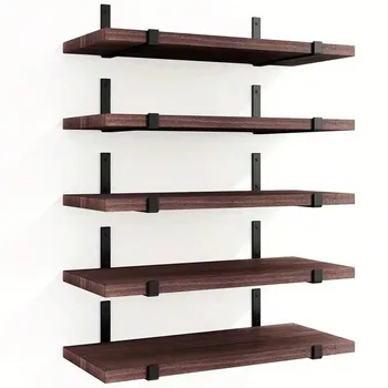 5-Piece Floating Wall Shelves 1