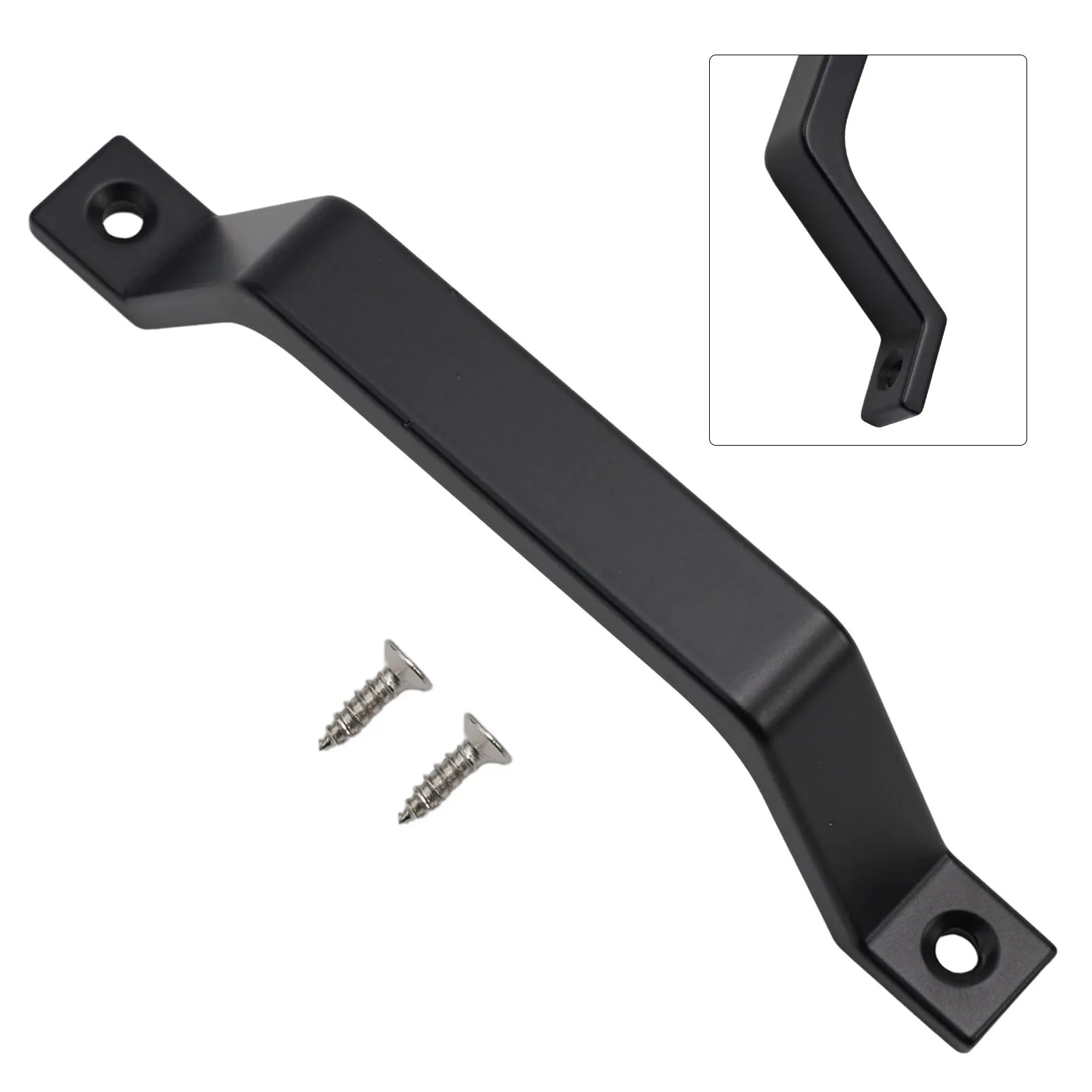 For Exterior And Interior Barn Door Handle Hardware Handle Heavy Duty Hot Bed Shed Garage Sliding Barn Black Iron