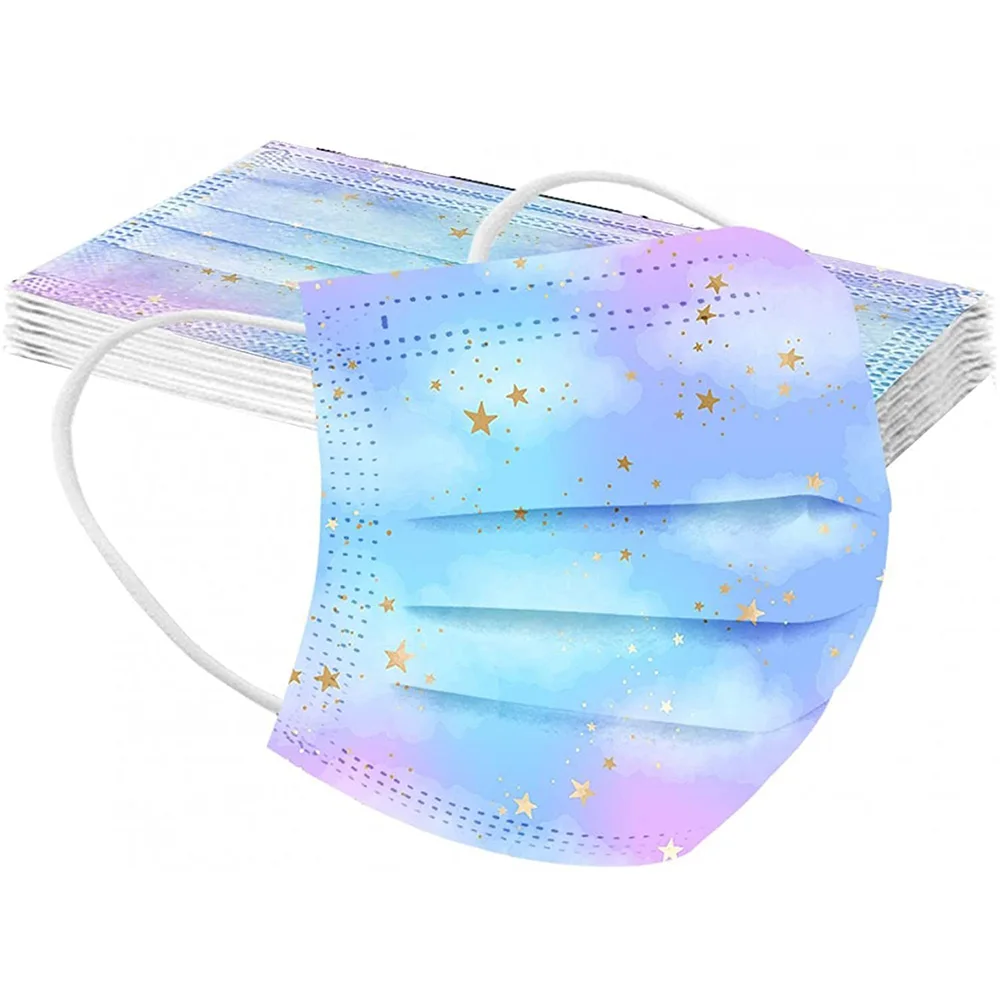 50 Masques Enfants Jetables Imprimés Type IIR - Lot de 50