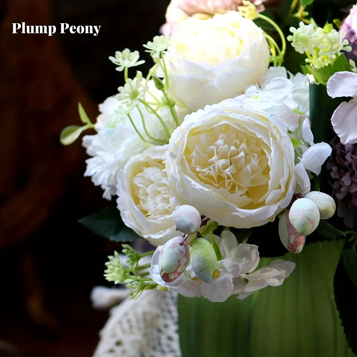 Elegant Venus Rose Bouquet - Silk Flower Arrangement for Home and Wedding Decor