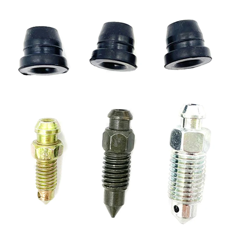 Brake Caliper Bleeder Cap 2pcs Brake Caliper Bleed Screw Silicone Dust Cap