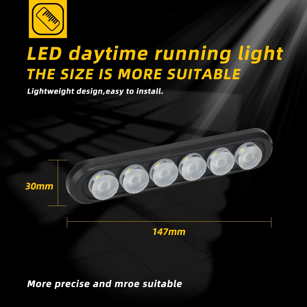 ڵ LED ְ ,  6LED ȭƮ   Ȱ  , ڵ Ÿϸ ڵ LED 12V, 2 