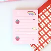 50 Sheets Cute Pink Strawberry Memo Pad Kawaii Stationery Non Sticky Notes Portable Notepad School Office Supply Papeleria 6