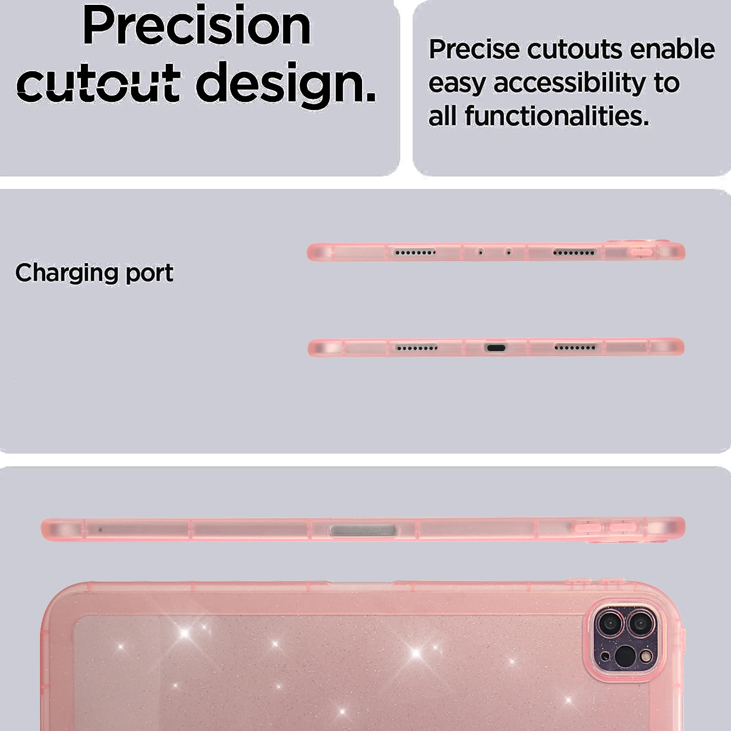 Glittering Star Tablet Cover Case
