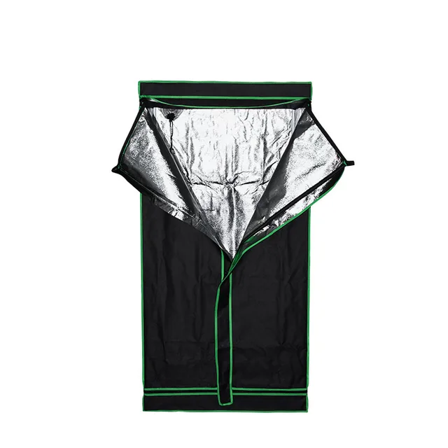 Kiváló Minőségű Hidroponika T-Ajtó Kert Grow Sátor 80*80*160 Cm Gyári Ár Beltéri 600D Mylar Fabric Sátma Sátrak - Image 5