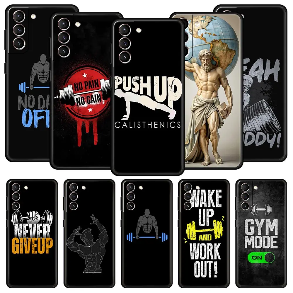Gym Fitness Bodybuilding Soft Silicone Phone Case