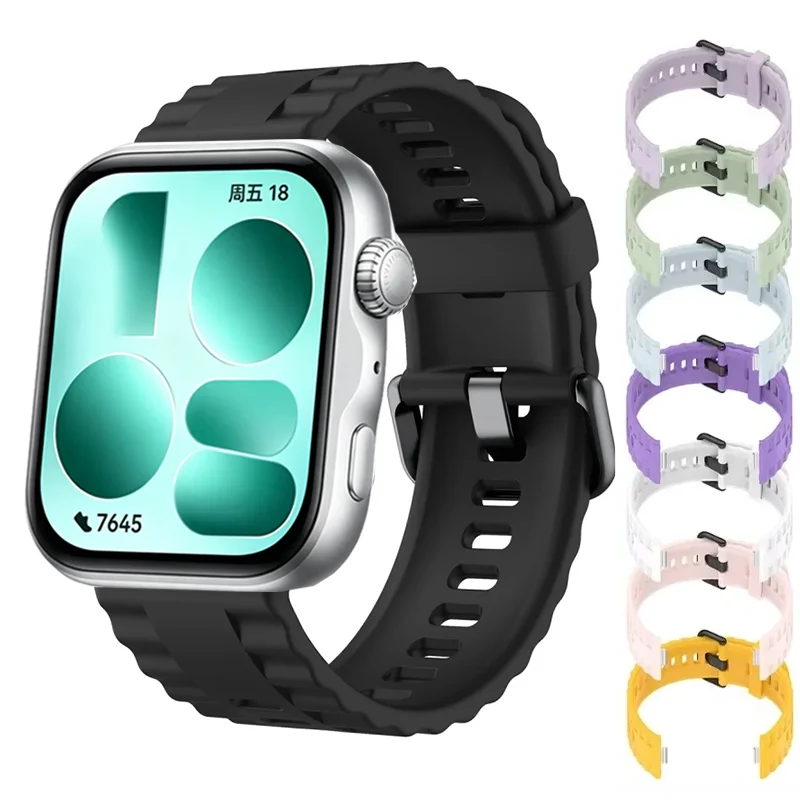 Premium Sport Silicone Band for Huawei Watch Fit - Enhanced Comfort and Style Bracelet