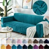 New velvet sofa cover, softer and thicker home protection cover, suitable for L-shaped sofa cover,Armrest sofa covers for home 1