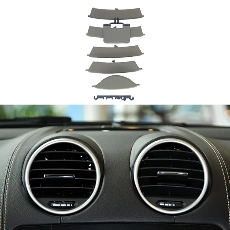 

Car Front A/C Air Vent Outlet Tab Clip Repair Kit For Mercedes-Benz ML GL Class ML300 GL450 W164