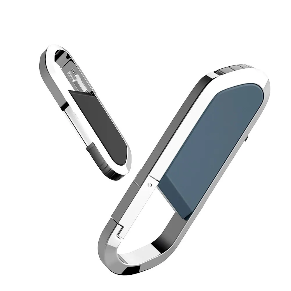 HotSaleMetalUSBFlashDrive64gbMemoryStickBlackWaterproofPen