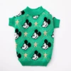 Thickened, Fashionable, and Stylish Green, Grey, and Red Cotton Dog Sweater for 2022 - Warm Pet Pullover Coat with Cute Mouse Cl 4
