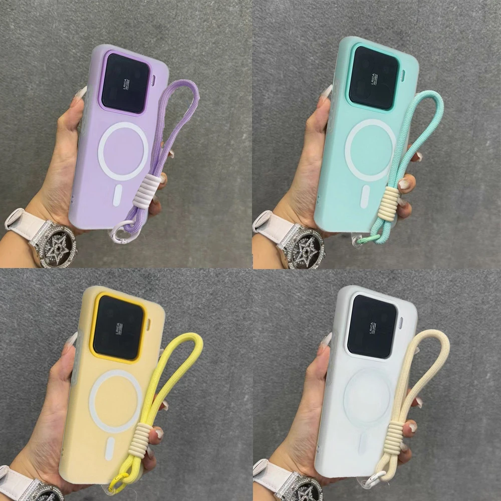 Magnetic 2-in-1 Design Phone Case with Hand Wrist Strap