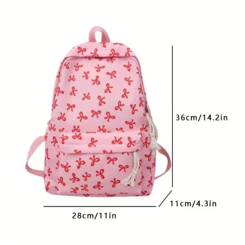 Zaino in Nylon Floreale Leggero e Molto Elegante per Donne, 6 Colori, Portatile per Viaggi, Scuola, Uso Quotidiano e Outdoor - immagine 6