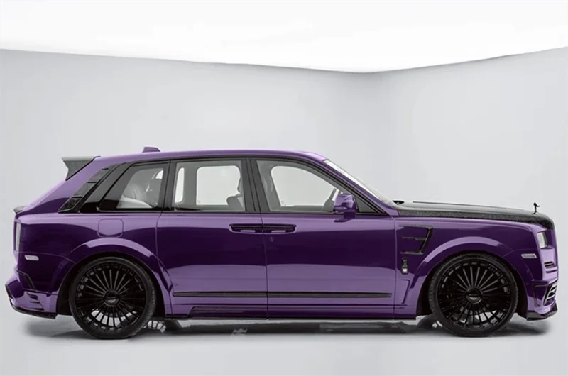 M Style High Quality Dry Carbon Fiber Car Front Bumper Rear Bumper Hood Fender Rear Spoiler for Rolls Royce Cullinan Body Kit