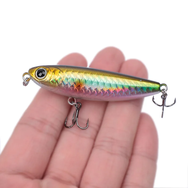 New Mini Wobblers Pencil Floating Isca Artificial Fishing Lure Hard Bait Plastic Crankbait Fishing Sea Bass japan Pesca Walk dog
