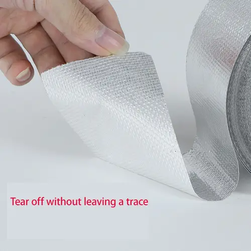 Fiberglass Cloth Aluminum Foil Tape High Temperature Resistant  Waterproof Tape Sun Protection Range Hood Flame Retardant - Image 3