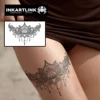 Haina Lotus Temporary Tattoo,Lasts To 15 Days New Technology Magic Waterproof Semi Permanent Sticker. 2