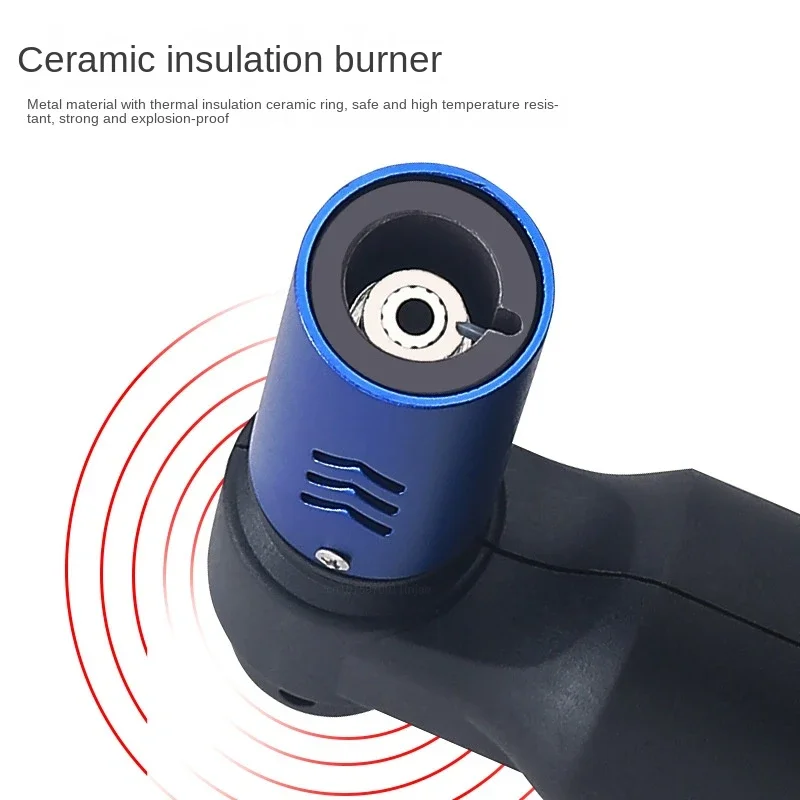 Gas Lighter HONEST Gas Lighter Jet Butane Cigar Lighter Windproof Kitchen Tube Barbecue Metal Jewelry Welding Outdoor Gadgets ForMen