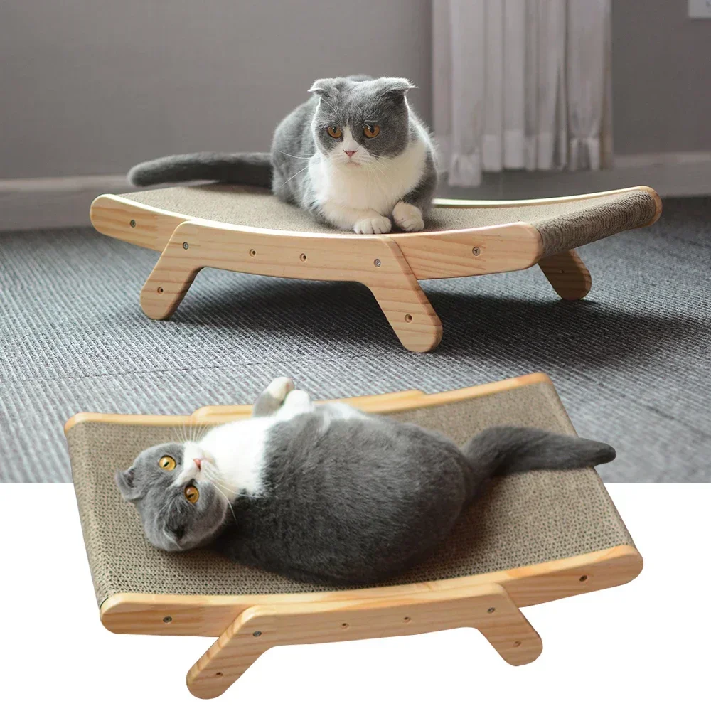 

Training, Grinding Toys, Bed, Cat Scraper, Wooden Board, Cats Claw Detachable in Scratching Scratcher, for Scratch 3 Lounge