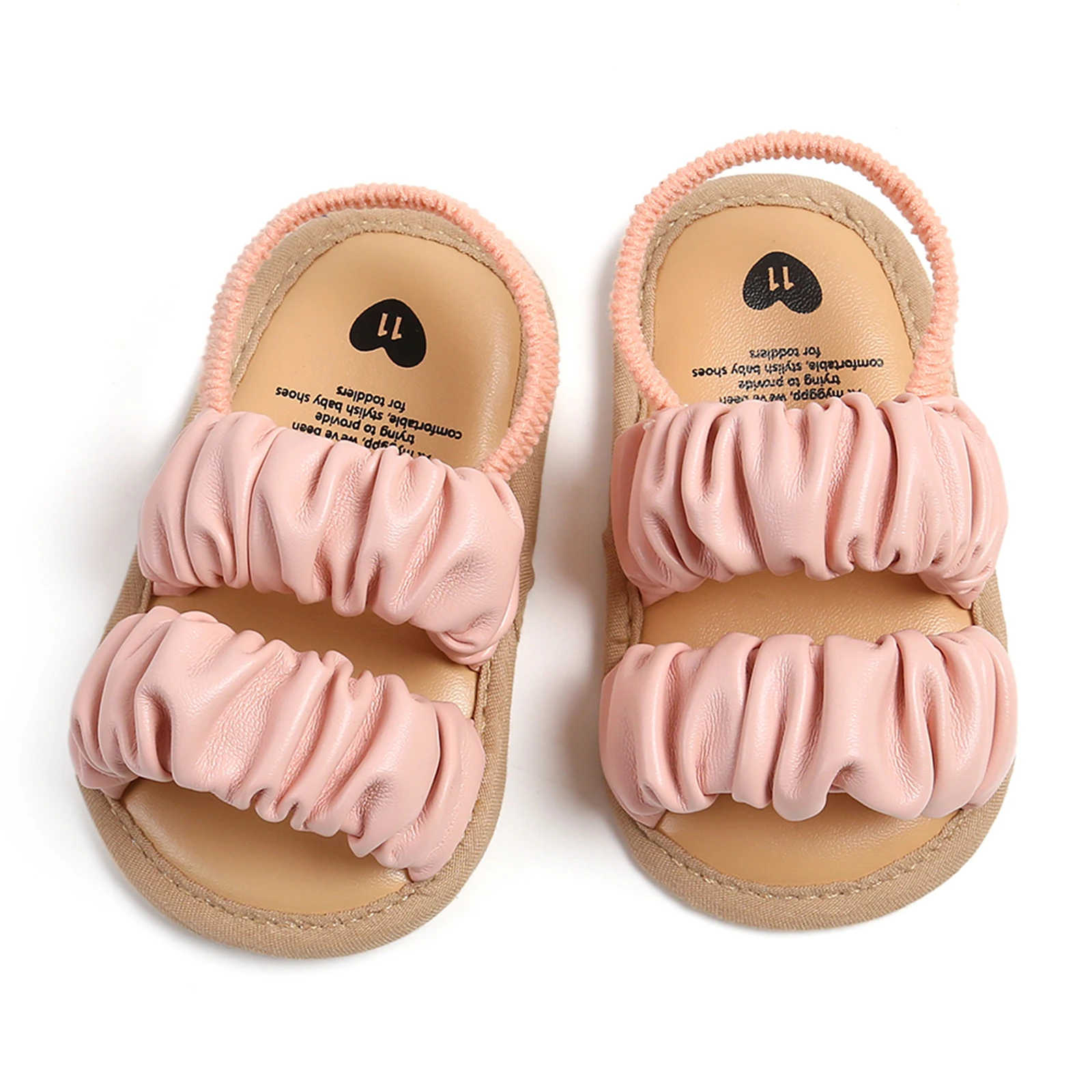 Infant Baby Girls Sandals Children Summer Cute Anti-Slip Soft Sole Princess Shoes Beach Slipper Toddler First Walkers Shoes