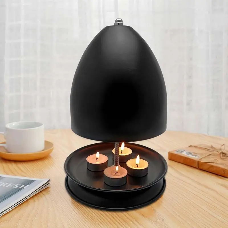 

Candle Heater Tealight Candle Heater Double Walled Tea Light Oven Radiator Candlestick Heating For Winter Candle Holder Stove