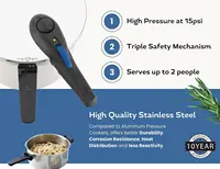 ZPot 4.2 Quart 15-PSI Pressure Cooker - Polished Stainless Steel 2