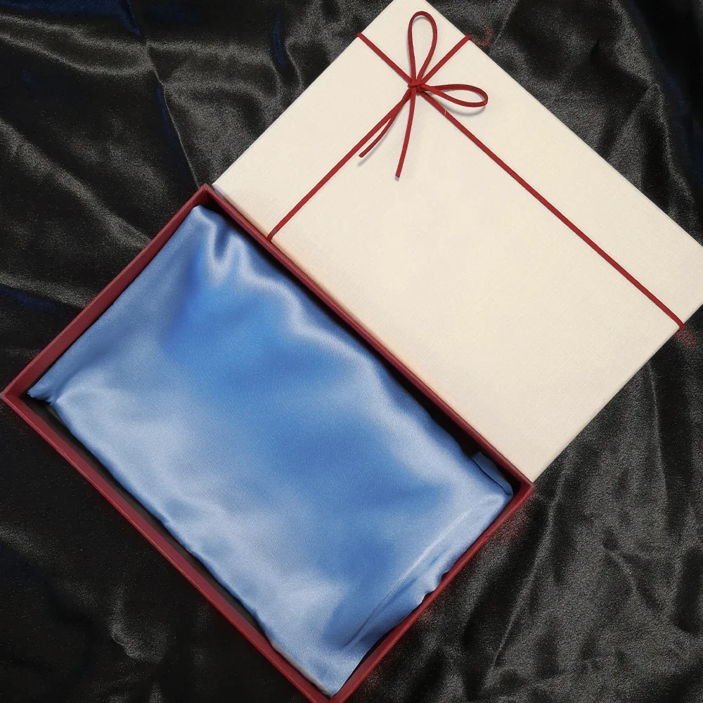 100% Natural Silk Pillowcase with Hidden Zipper 25Momme Luxury High Quality Two Sides Mulberry Silk Pillow Case 3
