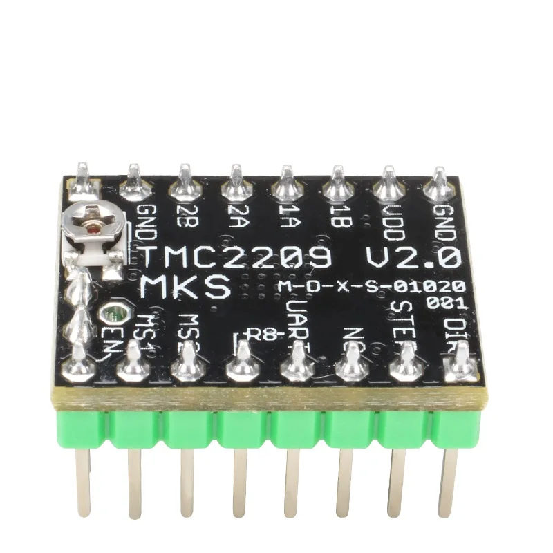 MKS TMC2209 2209 Stepper Motor Driver StepStick 3D Printer Parts 2.0A UART Ultra Silent for SGen_L Gen_L Robin Nano tmc2209 v1 2 motor driven ultra silent high current uart mode 256 subdivision step dir dan uart for 3d printer accessory