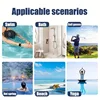 1 double-sided color blocking microfiber towel, fitness and sweat wiping absorbent towel,for camping,yoga,outdoor,travel,family 6