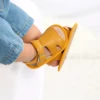Soft Open Toe Sandals For Baby Boys, Newborn Infant 0-1 Years Old Comfortable Breathable Non Slip Sandals With Hook And Loop Fas 6