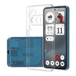 Sleek Soft TPU Clear Transparent Phone Case - Slim, Durable, and Perfect Fit for Nothing Phone 3A Pro (Transparent)