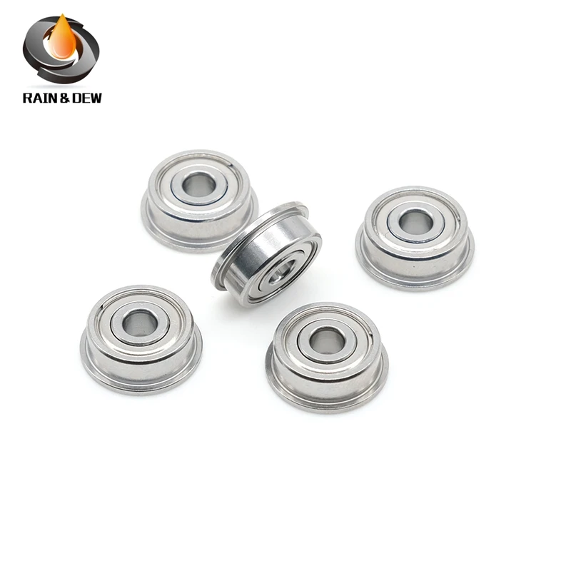 

F623ZZ Flange Bearing 3x10x4 mm 10PCS Double Shielded Chorme Steel Flanged F623 Z ZZ Ball Bearings F623Z F623-2Z LF-1030