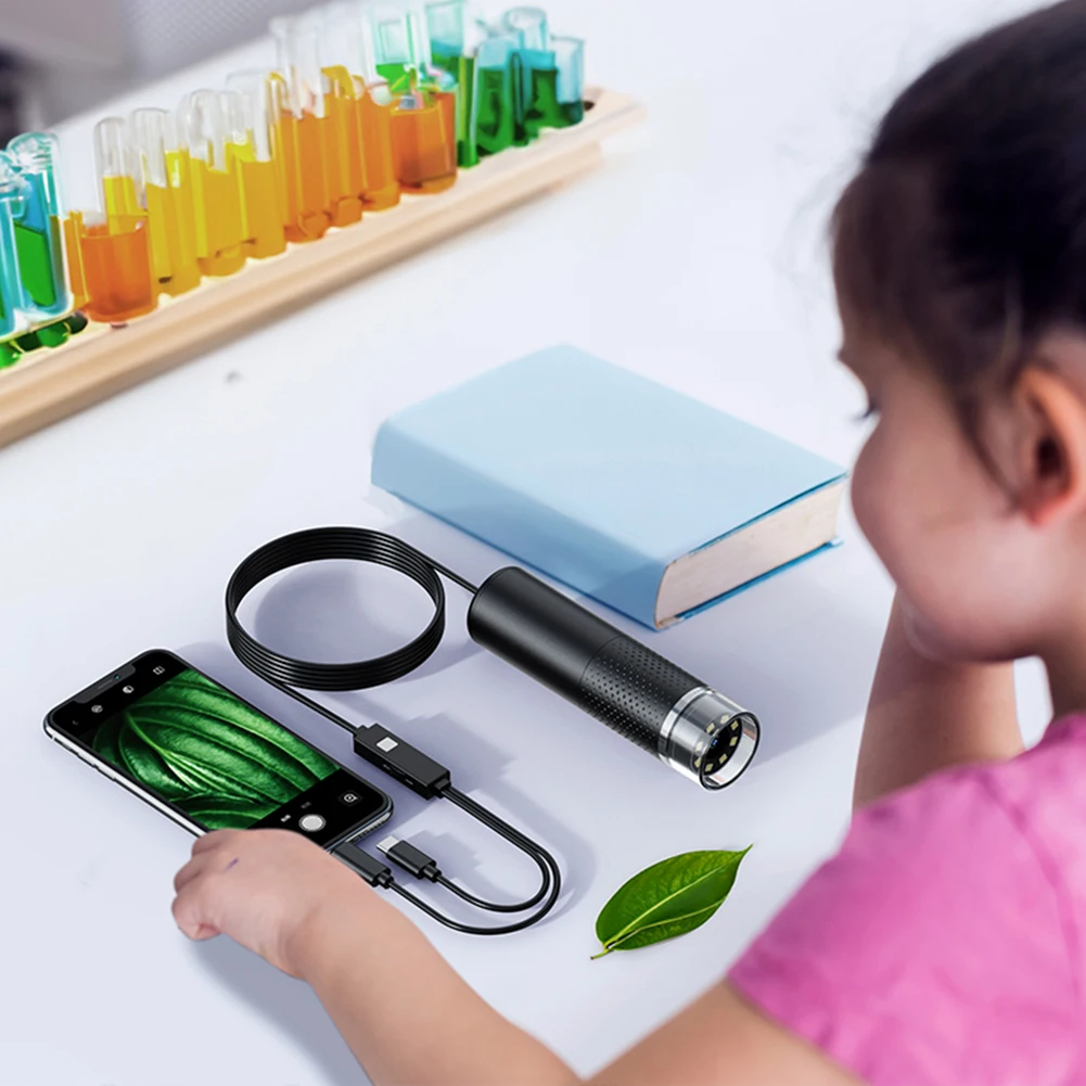 Description Picture 5 of itemDigital Microscope Camera Type USB Portable Handheld USB Microscopes 1600X Portable LED Magnifier 8LED 2MP for iPhone Android PC