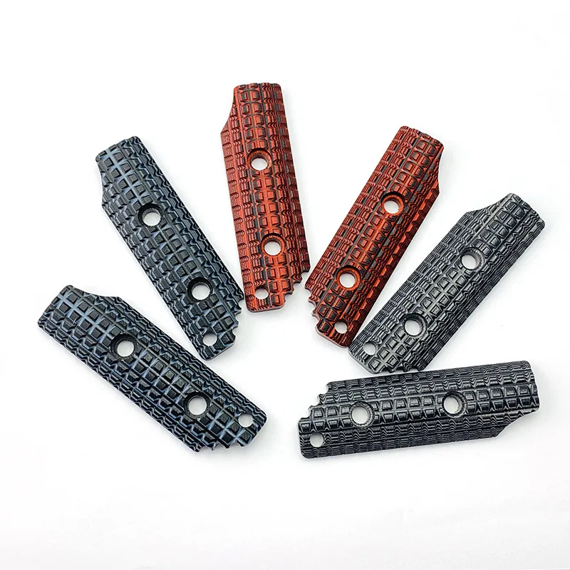 

NEW 1 Pair 9 Colors G10 Fixed Blade Small Size Frag Grips Scales For Strider SA SA-L DB DB-L PR LD DL EB/DB Knives DIY Make Part