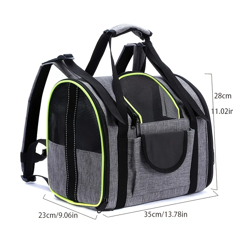Pet three-in-one backpack breathable foldable travel outdoor cat and dog bag multifunctional portable pet portable backpack