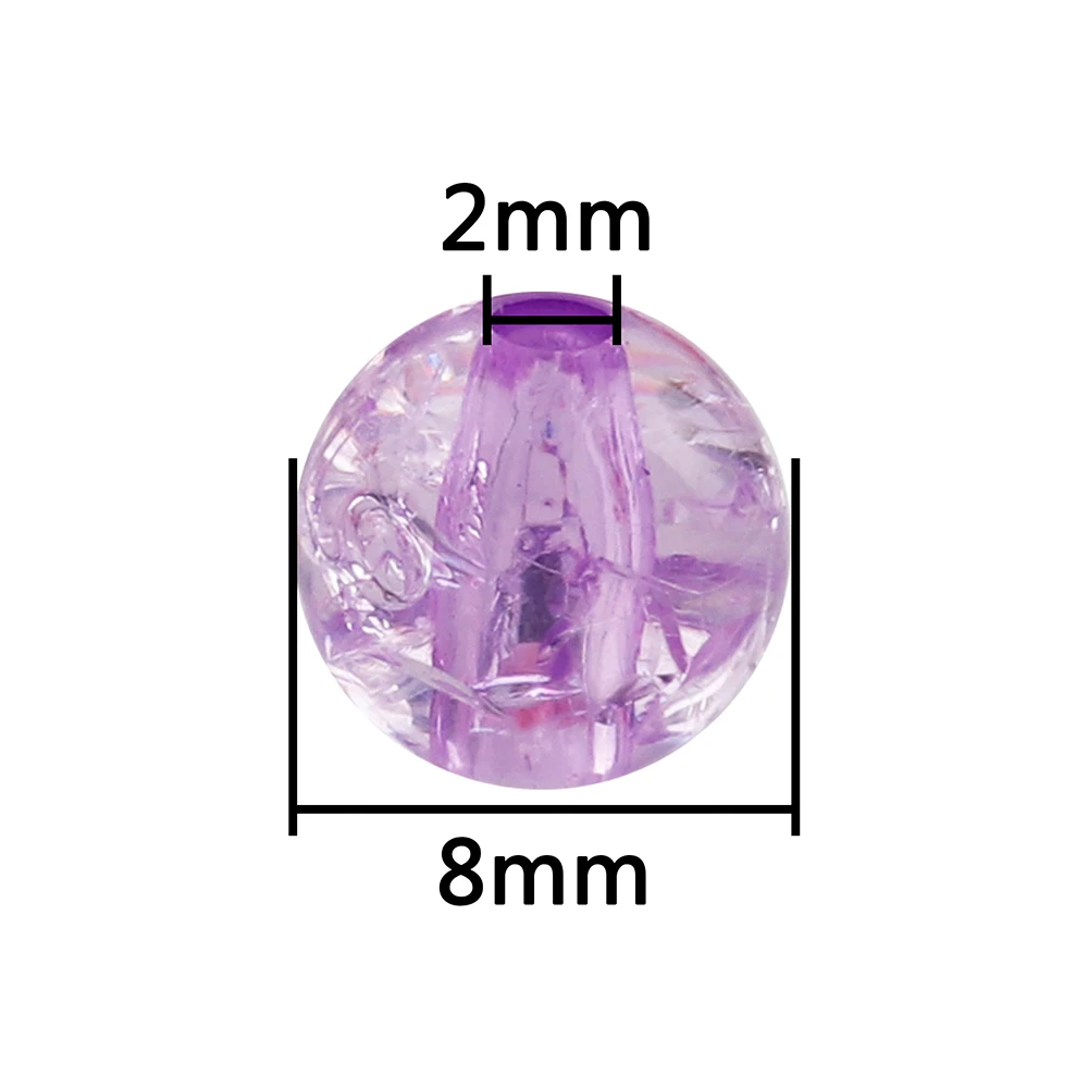 DIY 핸드메이드 팔찌 목걸이 쥬얼리용 원형 아크릴 비즈, 휴대폰 체인 제작 액세서리, 빅 패키지 500, X0213A