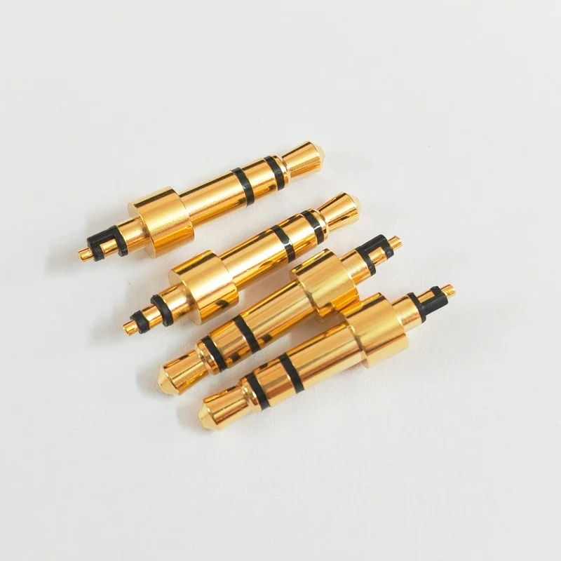 DIY 헤드폰 수리 플러그 2.5 3.5mm 4.4mm 남성 3/4극 스테레오 밸런스드 이어폰 커넥터 금도금 교체용 오디오 어댑터