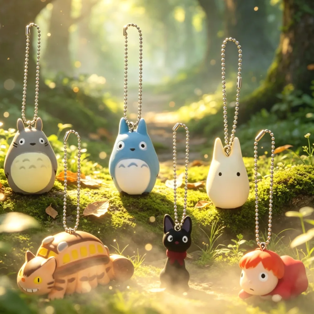 Charming Totoro PVC Pendant Figure - Desktop Ornament & Collectible Gift