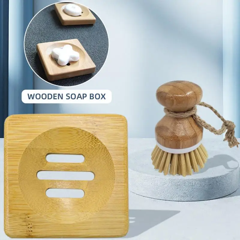 

Котелок для мытья, элегантный прочный экологически чистый деревянный контейнер для ванной, стильный контейнер для хранения ванной, качественная щетка для чистки