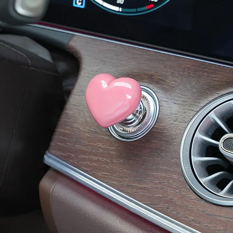 �� Niedliche Herzförmige Auto-Motorstartknopf-Abdeckung, Universelles Auto-Zündschloss-Dekorationszubehör – Detail 14