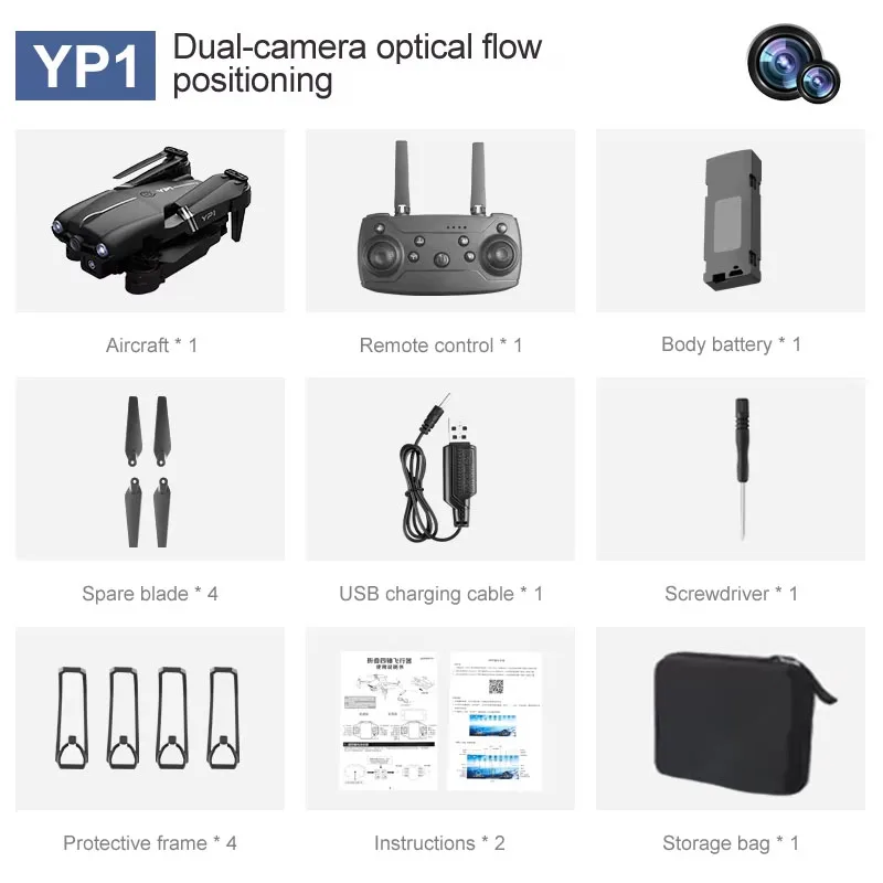 Borsa Nera per Doppia Fotocamera 4K