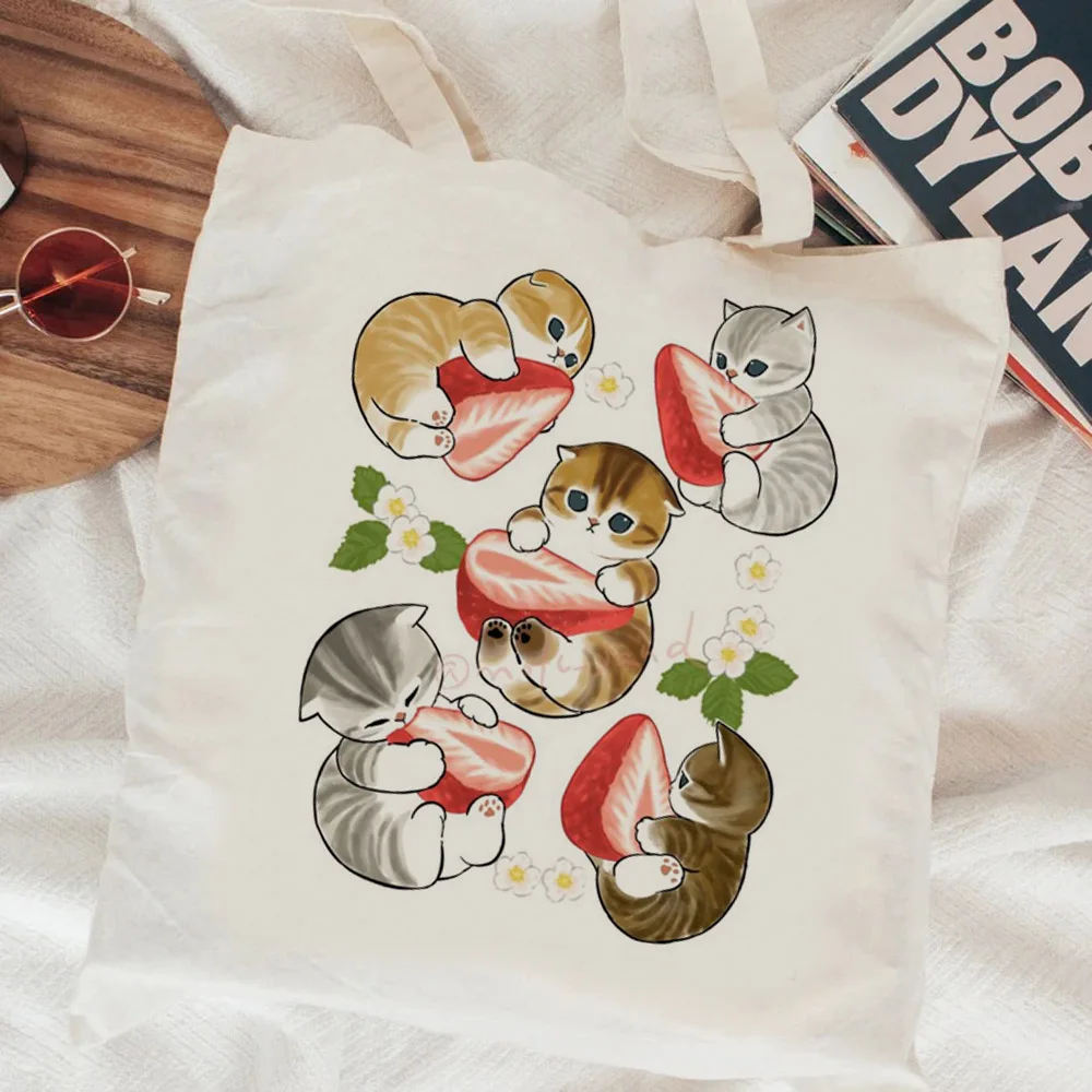 Strawberry Reusable Eco-Friendly Shopping Tote Bag