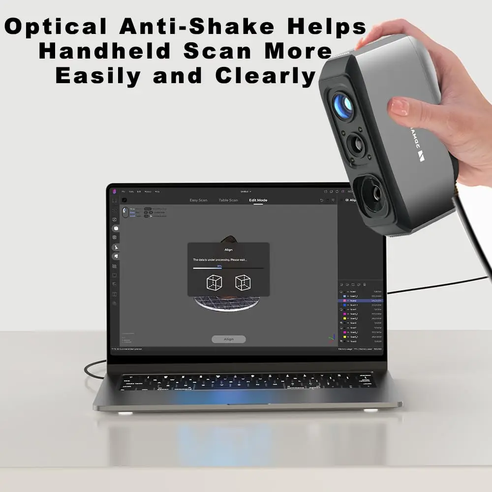 Moose Lite 3D Scanner for 3D Printing Printer Accessories NIR Light AI Visual Tracking Technology Handheld 3d scanner