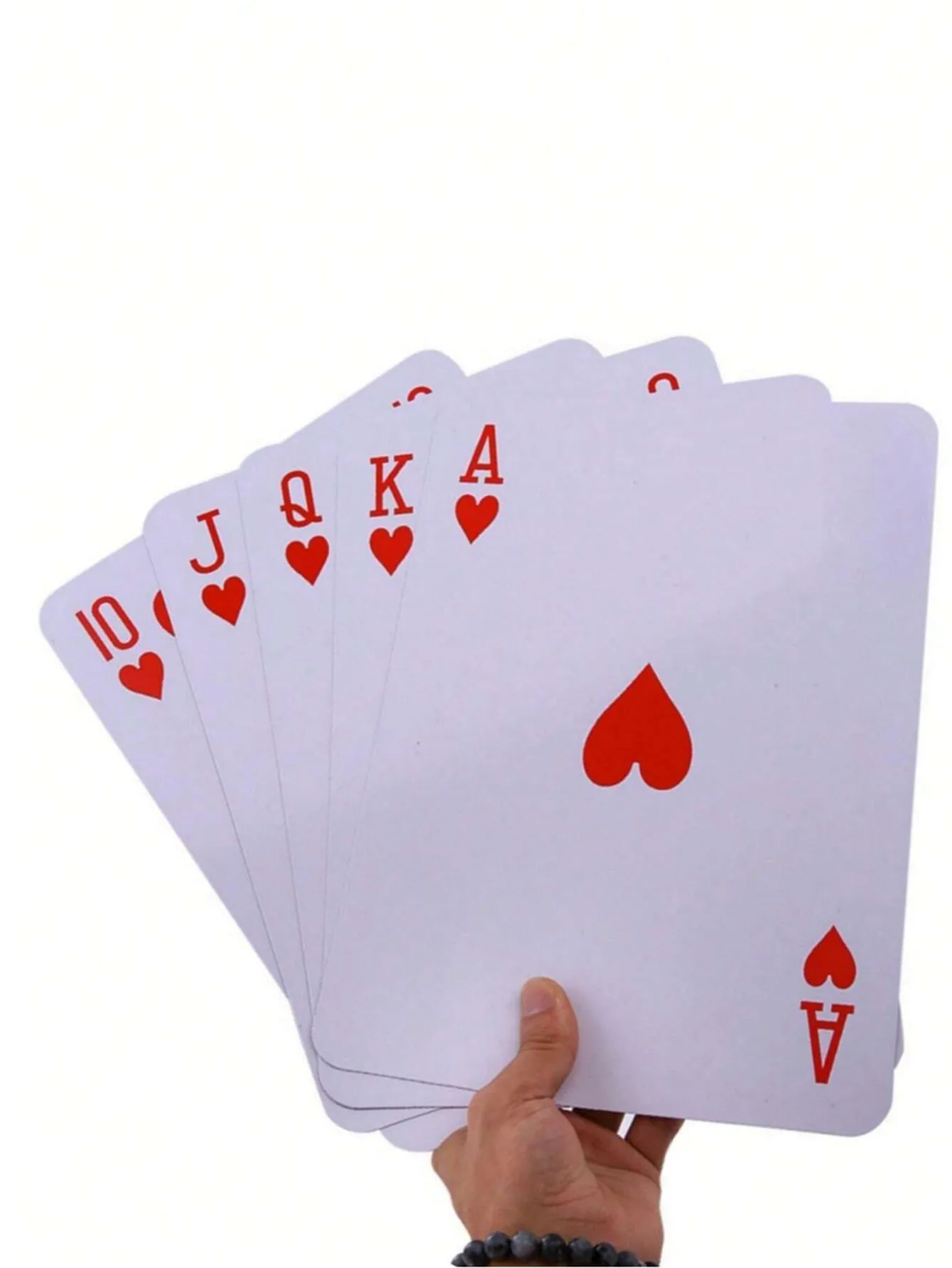 Super Creative Playing Cards Giant Playing Cards Large Size Suitable for Family Gathers Leisure Entertainment Gathers Magic Performances and Other Scenes 1 Set playing cards,poker set